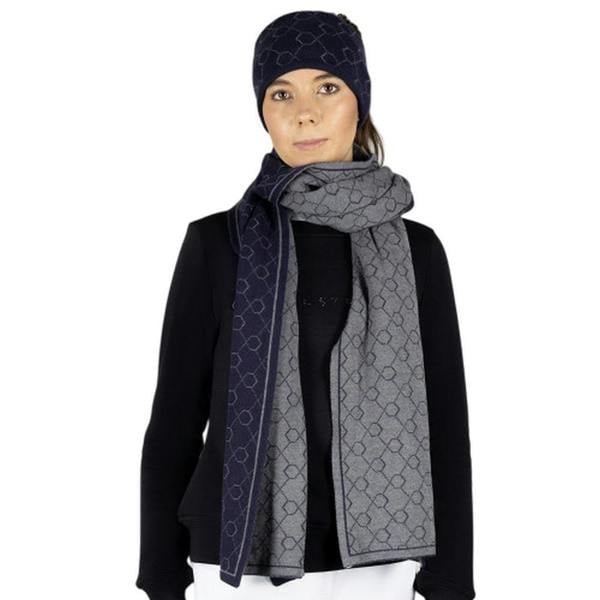 Coldstream Womens/Ladies Morham Knitted Headband - Navy/Grey - 