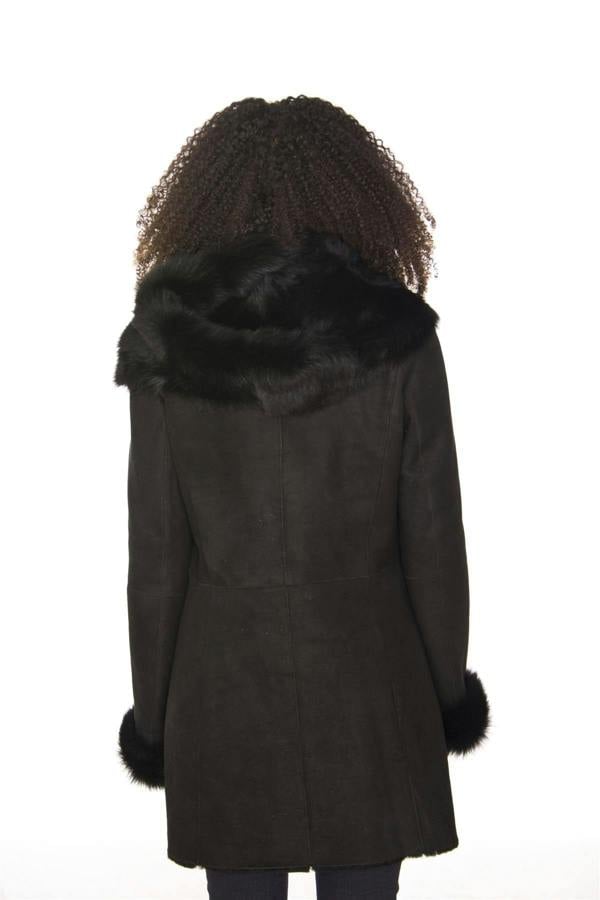 Infinity Leather Ladies Suede Merino Sheepskin Coat-Ringwood