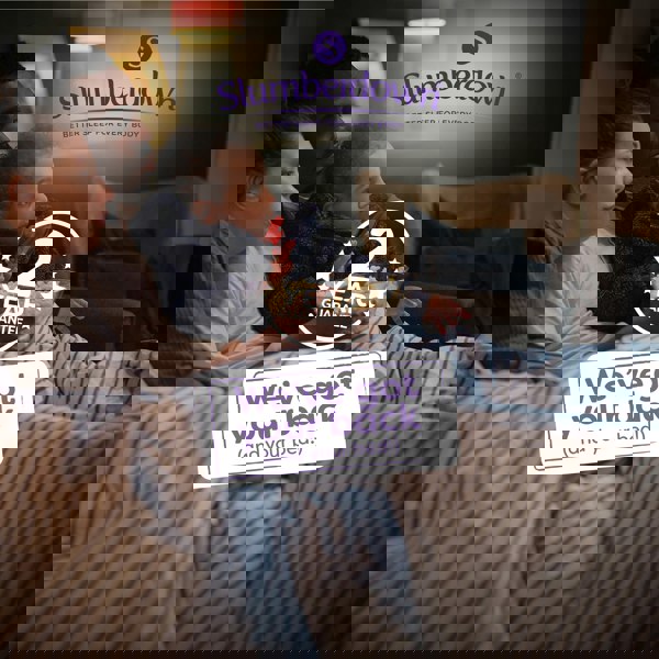 Slumberdown Kids Animal Print Coverless Comfort Duvet, 4.5 Tog, Single