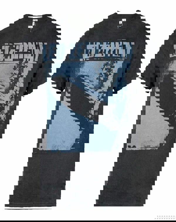 Amplified Clothing Mens Grey Led Zeppelin Short Sleeved T-Shirt