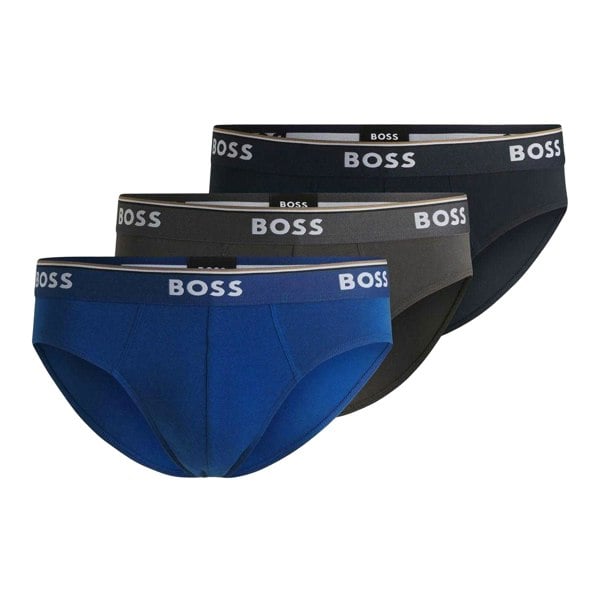 Boss Mens Power Briefs (Pack of 3) - Blue