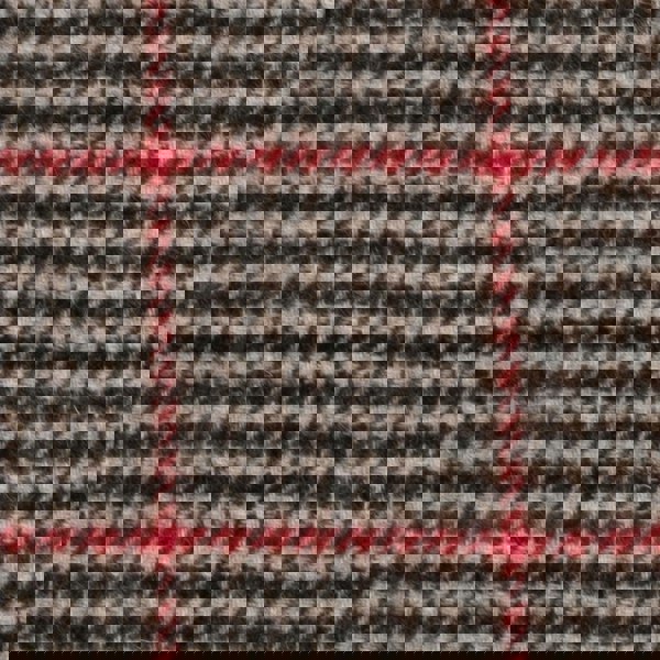Luxurious Check Wool Scarf - 100% Pure Mongolian Wool