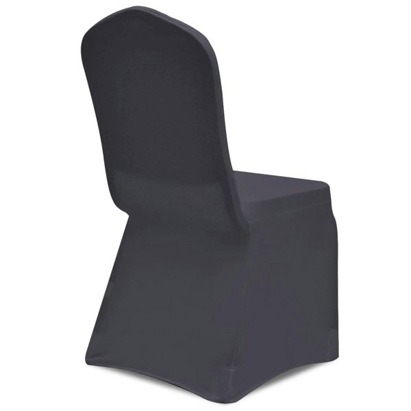 Berkfield Stretch Chair Cover 4 pcs Anthracite