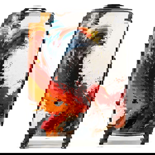 Warren Reed Fiery Waves: Abstract Motion Suitcase