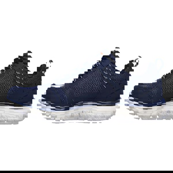 Skechers Track Knockhill Men's Trainers in Navy/Orange
