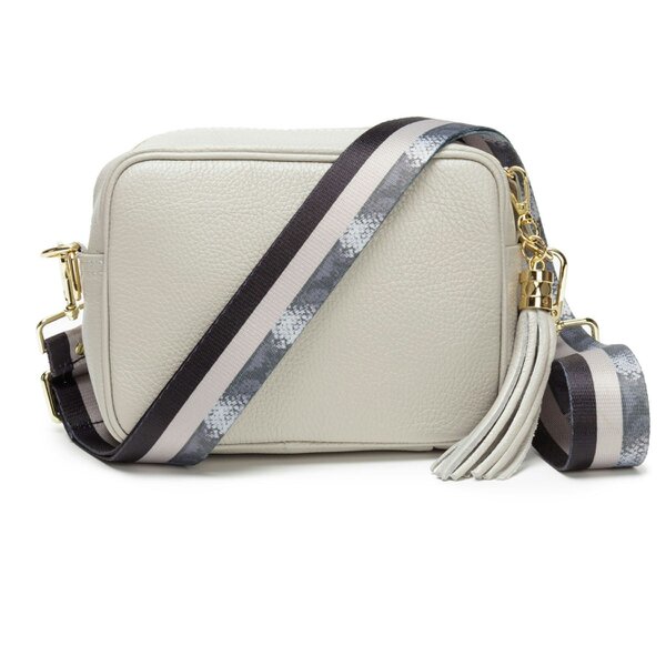 Elie Beaumont Crossbody strap - Python stripe