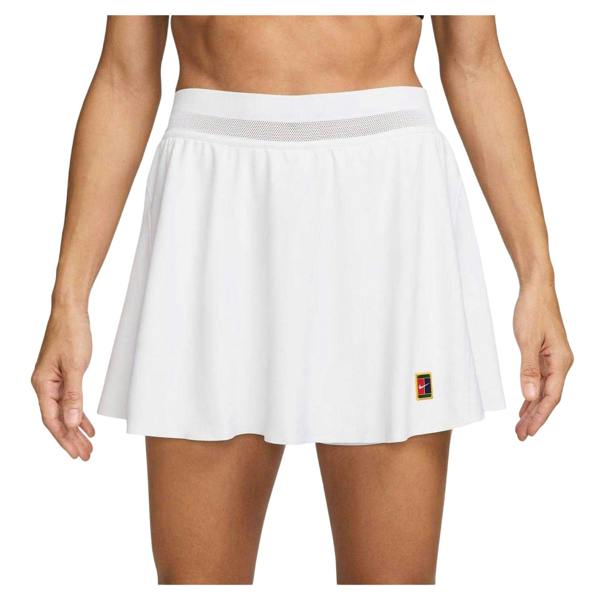 Nike Womens/Ladies Elasticated Pleated Tennis Skort - White - 