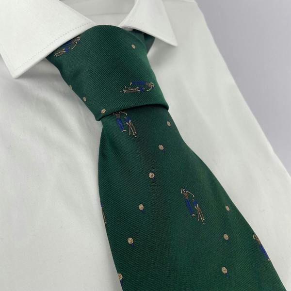 Silk Golfer Neck-Tie - Premium Men's Patterned Shirt by Claudio Lugli | Bold Design, Tailored Fit, Best Printed Shirts