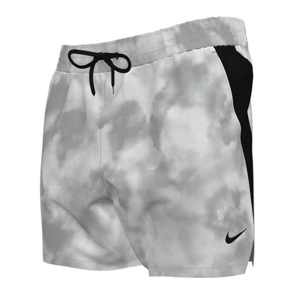 Nike Mens Volley Cloud Print Snug Fit Swim Shorts - Wolf Grey - 