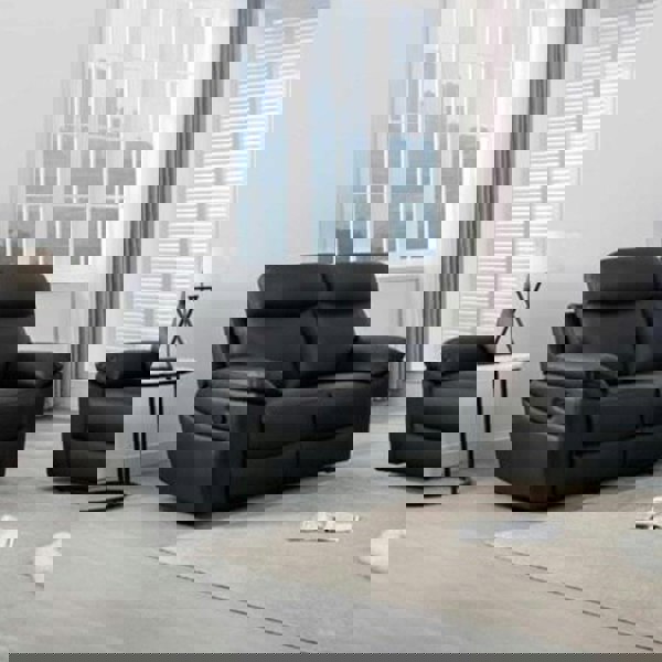 Austin Genuine Leather Reclining Sofa Suite 3 + 2 - 3