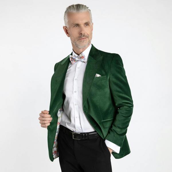 VIBRANT VELVET MENS JACKET – Premium Men's Patterned Shirt by Claudio Lugli | Bold Design, Tailored Fit, Best Printed Shirts