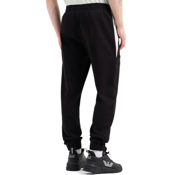 Emporio Armani EA7 EA7 Emporio Armani Visibility 7 Lines Cotton Joggers Black