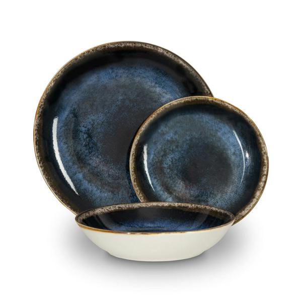 Berlinger Haus BH10301 – 18-Piece Blue Porcelain Dinnerware