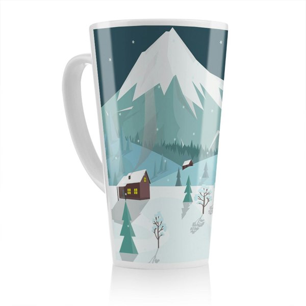 Benjamin Tate Design Winter Landscape Dining Latte Mug