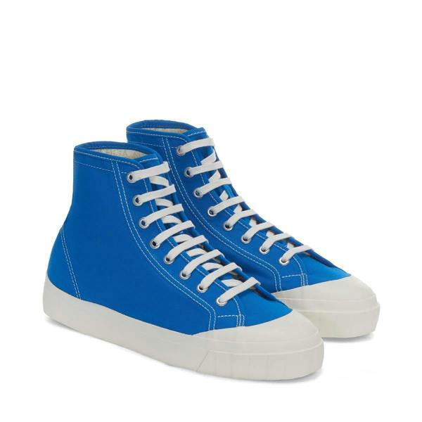 Superga Unisex Adult 3192 Campionato Basket High Tops - Skydiver Blue/Avorio - 