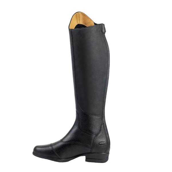 Moretta Girls Carla Leather Long Riding Boots - Black