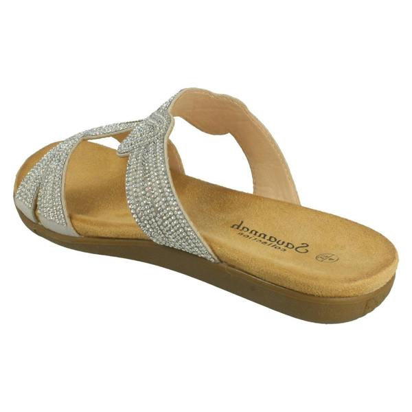 Savannah Ladies Savannah Flat Sandals F00470
