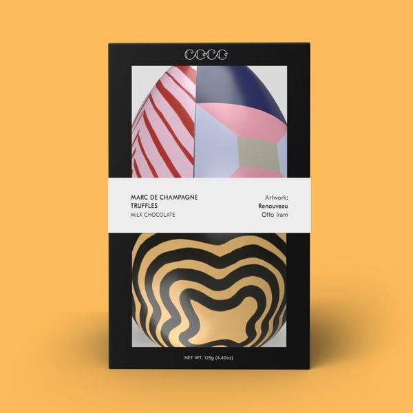 COCO Marc de Champagne Truffle Egg Tin