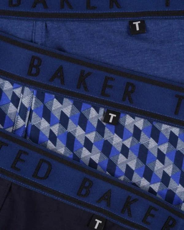 Ted BakerBoxer Briefs 3 - pack3 - Pack Geo Print Boxer Briefs, Blue/NavyBoxers & Briefs
