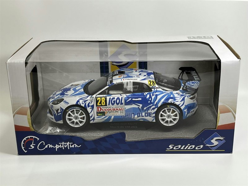 Solido Alpine A110 Rallye #28 Rallye Du Var 2021 1:18 Scale Solido 1801624