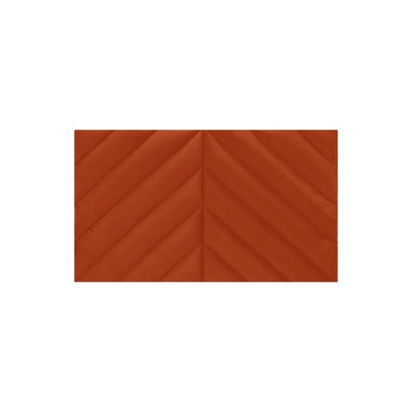 Rose Super King Headboard - Pumpkin Orange