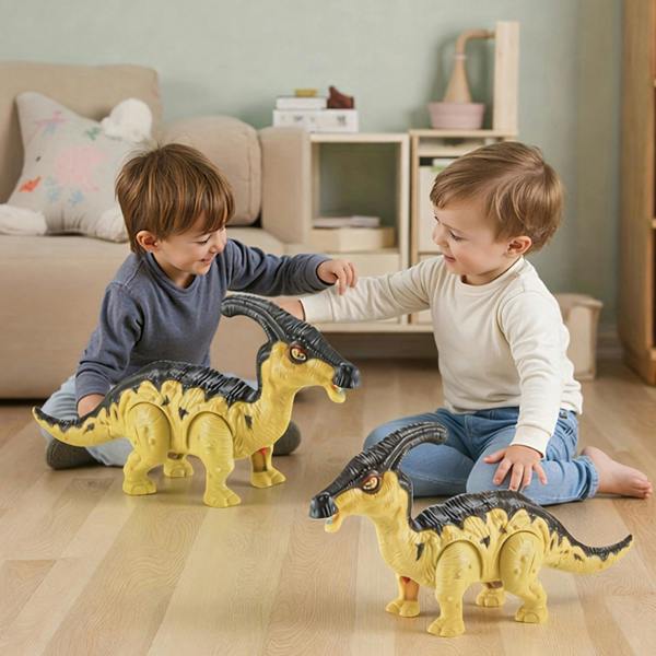 Dragodirect Electric Walking Dinosaur Toy with Lights, Sounds Moving Tail