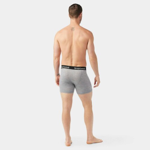 Smartwool Mens Merino Boxer Brief Boxed Underwear Travel Base Layer Black