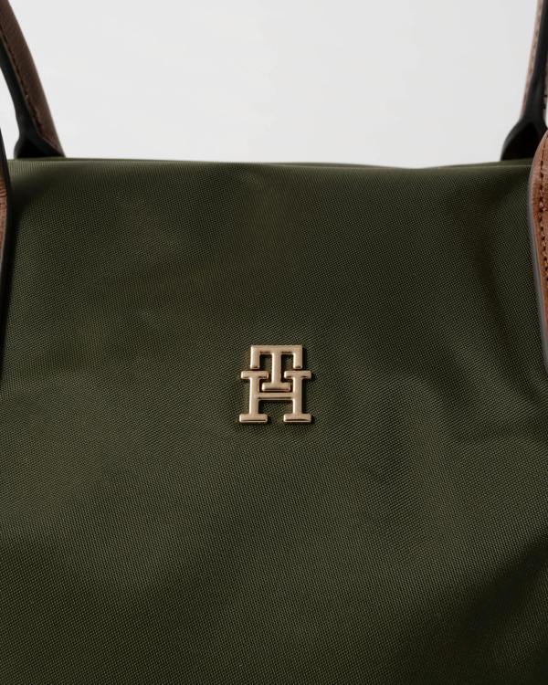 Logo detail of Tommy Hilfiger Popette Womens Tote Bag - Green