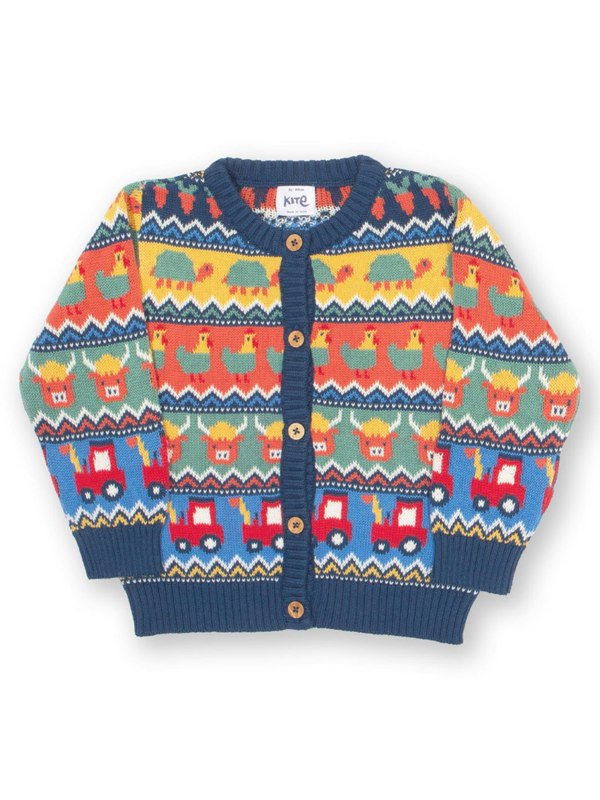 Kite Boys Organic Kaleidoscope Cardi