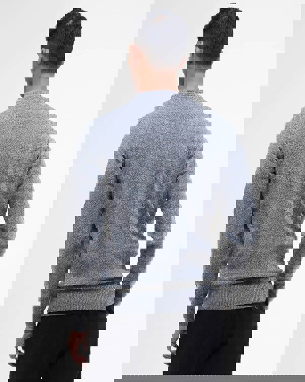 Barbour Tisbury Crew Neck Knitted Jumper - Classic Grey