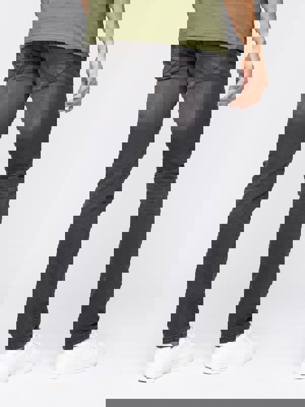 Crosshatch Malcolm Slim Fit Jeans Dark Charcoal