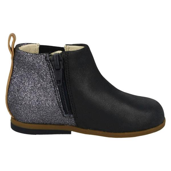 Clarks Infant Girls Clarks Glitter Detailed Ankle Boots Drew Fun
