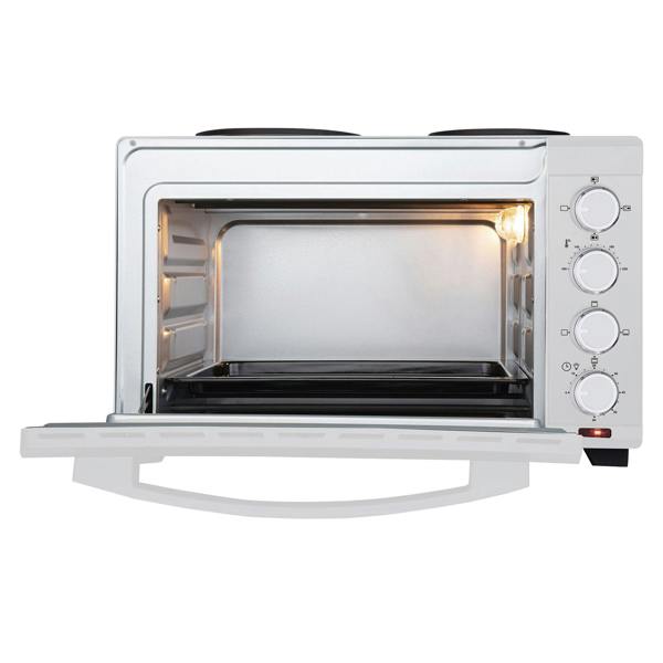 igenix 30L Mini Oven With Hotplates, White