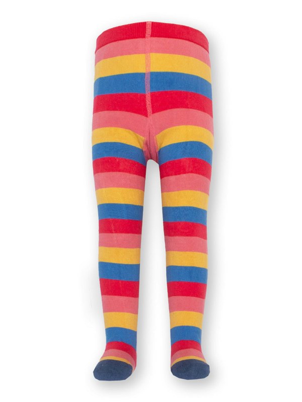 Kite Girls Organic Stripy Tights Rose Pink