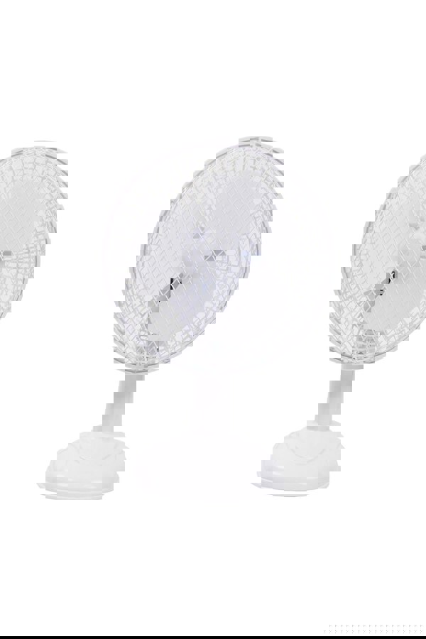 Living and Home 6 inch Mini Table Fan, 15W, White