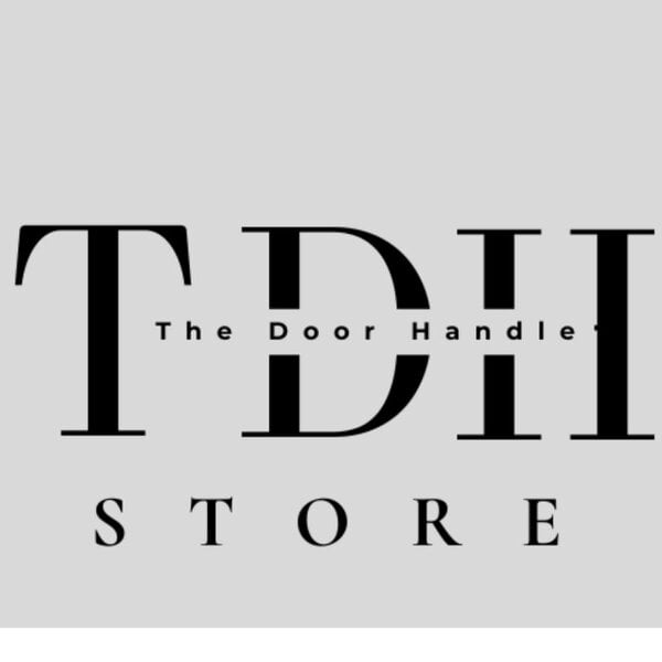 EDH Door Hardware Matt Black Victorian Scroll Door Handles on Backplate – 118mm x 42mm 4 Pairs