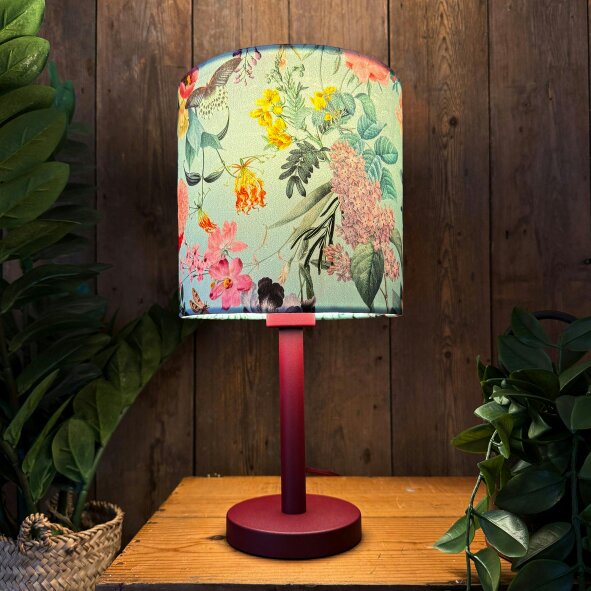 Love Frankie Matt Plum Stem Table Lamp