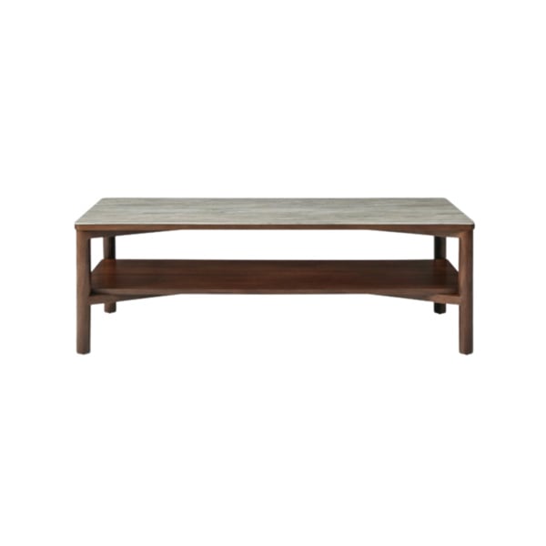 Willow Coffee Table with Shelf - Timber Tobacco