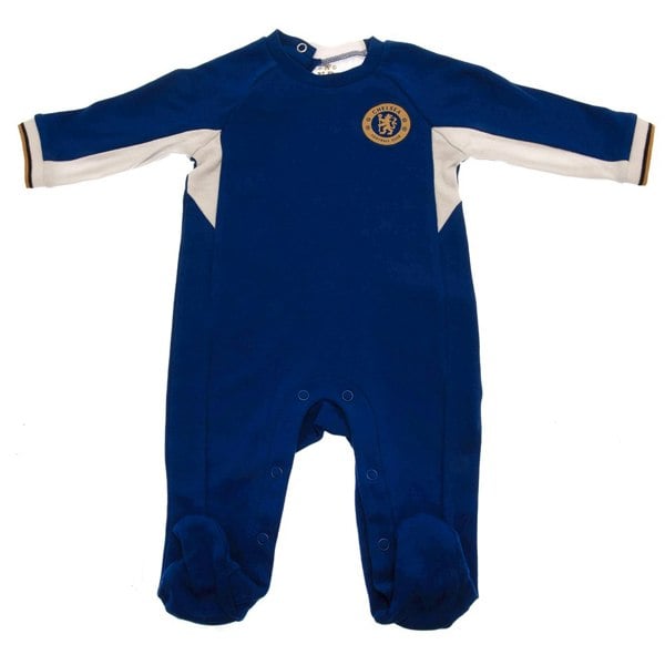 Chelsea FC Baby 2023-2024 Kit Sleepsuit - Royal Blue/White/Gold