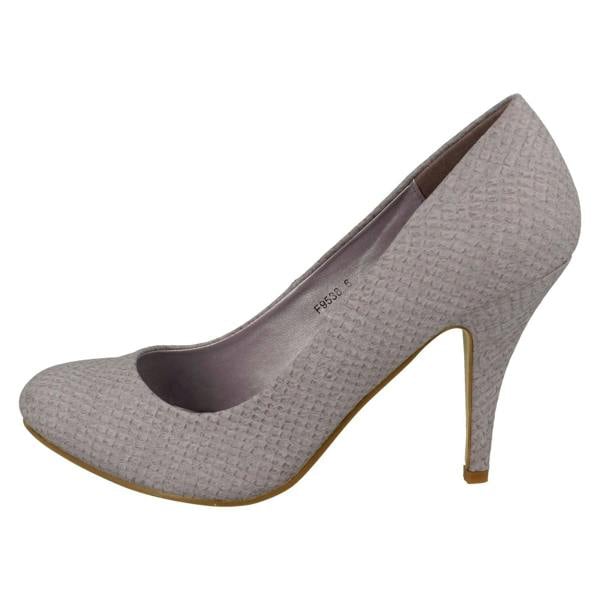 Spot On Ladies Spot On High Heel Court Shoe