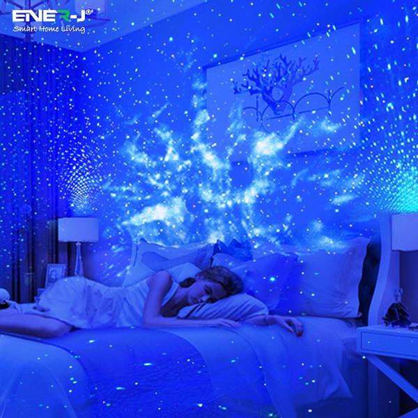 ENER-J LED Galaxy Star Projector Lamp with Nebula, App & Voice Control Night Light for Kids Bedroom & Home Theatre, Christmas Gift