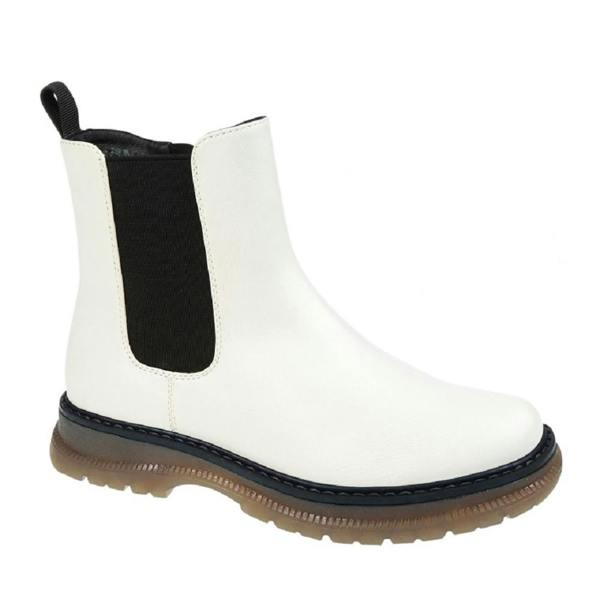 Cipriata Womens/Ladies Jessica Ankle Boots - Off White - 