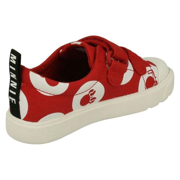 Clarks Childrens Boys Girls Clarks Disney Detailed Canvas Shoes City Polka Lo