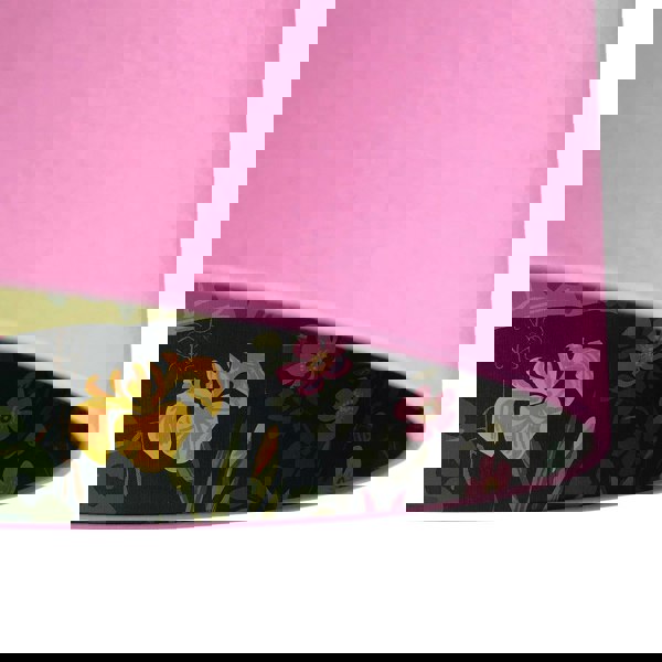 Rabarber Wallpaper Silhouette Lampshade in Candy Floss Pink