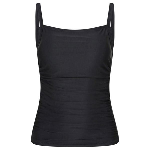 Mountain Warehouse Women's Plain Tummy Control Tankini Top - Black