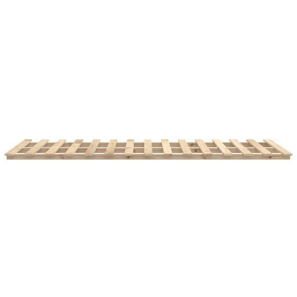Berkfield Bed Frame 75x190 cm 2FT6 Small Single Solid Wood Pine