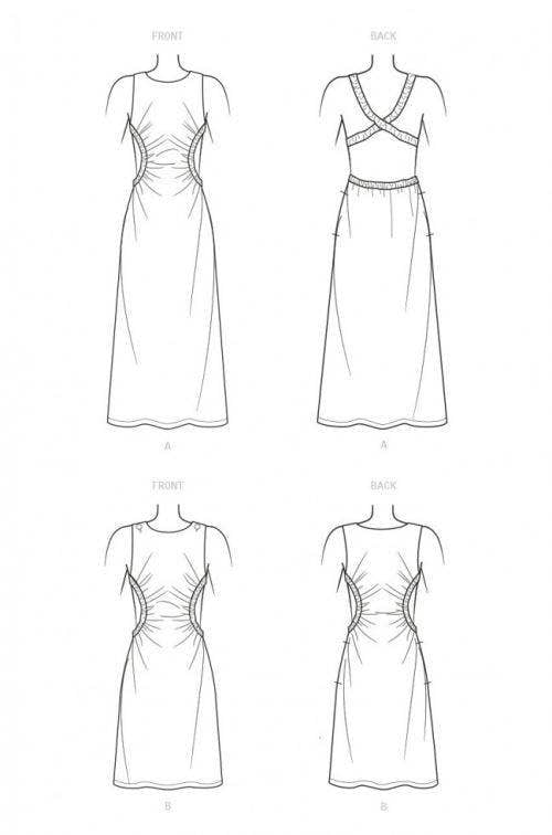 New Look Sewing Pattern 6731, Dresses for Women, 6-8-10-12-14-16-18 - Easy