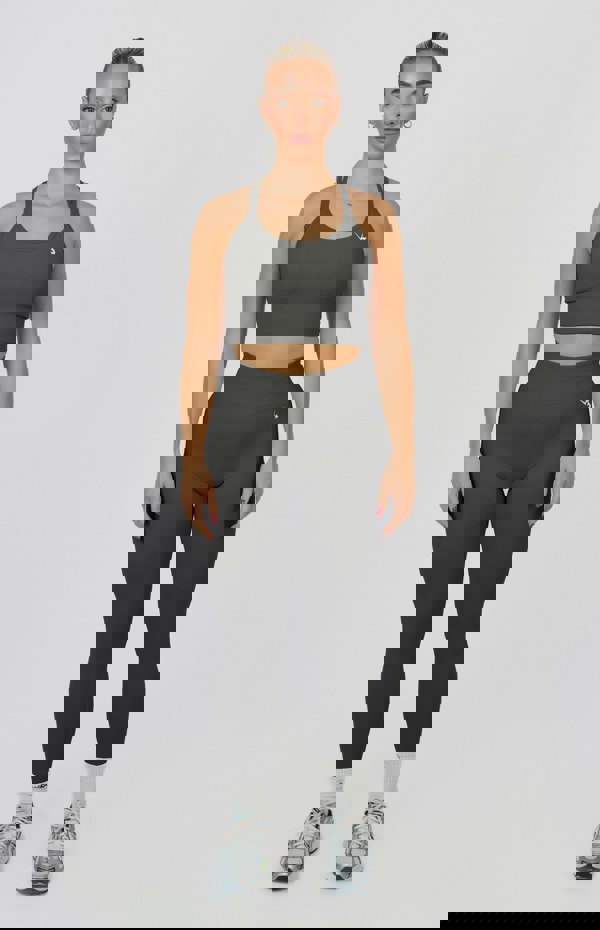 V3 Apparel Form Seamless Strappy Sports Bra - Slate Grey