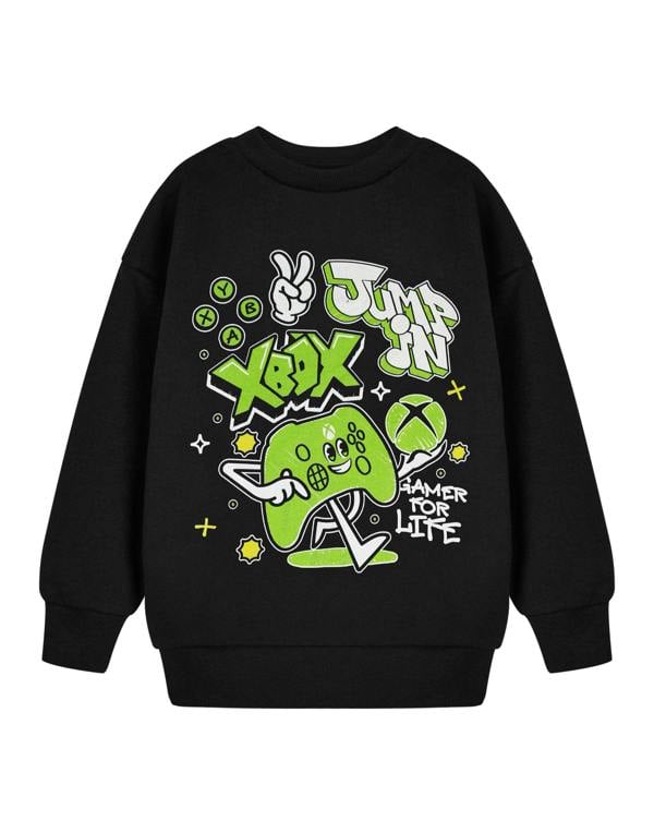 Vanilla Underground Xbox Boys Black Jump In Sweatshirt