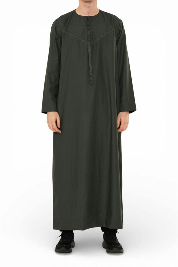 Infinity Leather Men's Ramadan Eid Moroccan Jubba Robe Djellaba Thobe - TT-008